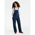 thumbnail image 1 of No Boundaries Baggy Denim Overalls, Women's, 1 of 4