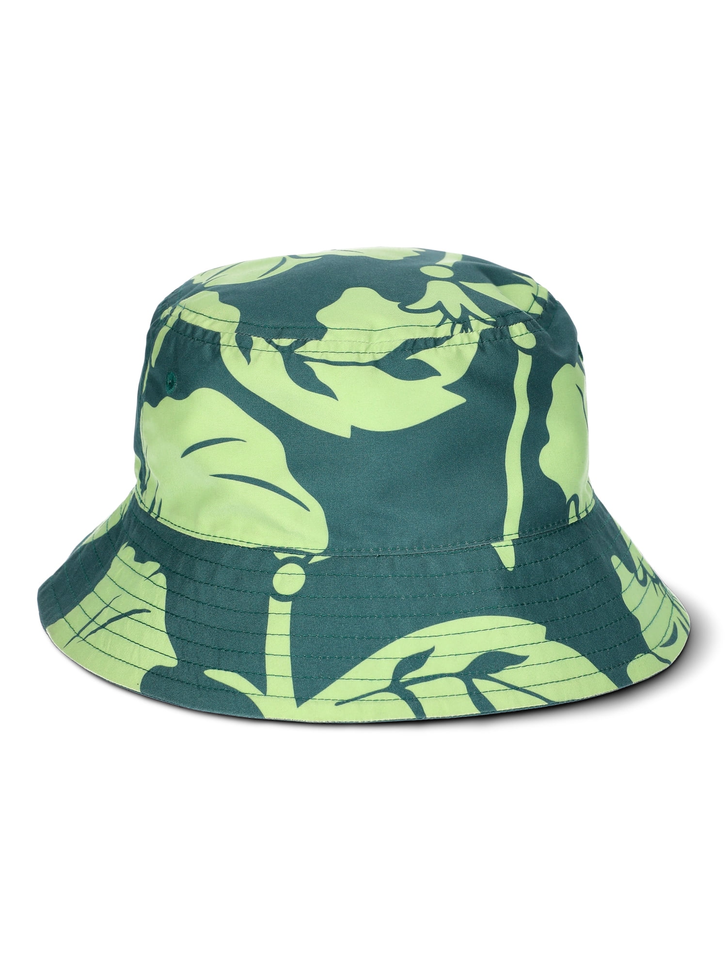 No Boundaries Reversible Bucket Hat with UPF 50+, Men's, Green