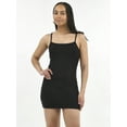 thumbnail image 1 of No Boundaries Rib Cami Mini Dress, Women's, 1 of 5