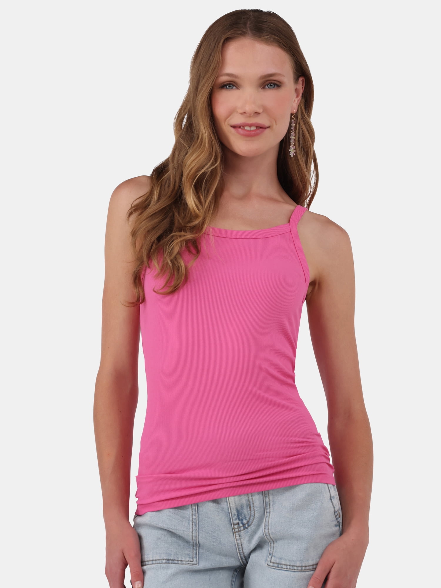 【新品未使用】Andmary Angie ribbon tank PINK Pink Ribbon Breast Cancer Awareness Women's Tank Top, M