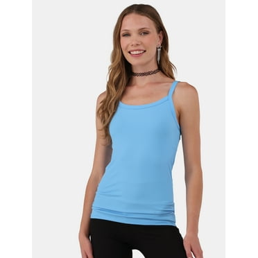 No Boundaries Ribbed Cami Top, 1 or 5-Pack, Women's