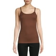 thumbnail image 1 of No Boundaries Ribbed Cami Top, 1 or 5-Pack, Women's, 1 of 5
