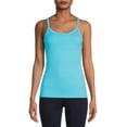thumbnail image 1 of No Boundaries Ribbed Cami Top, 1 or 5-Pack, Women's, 1 of 5