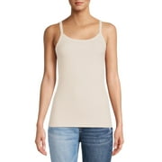 No Boundaries Rib Cami Top, 1 or 5-Pack, Women's