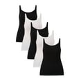 thumbnail image 1 of No Boundaries Ribbed Cami Top, 1 or 5-Pack, Women's, 1 of 10