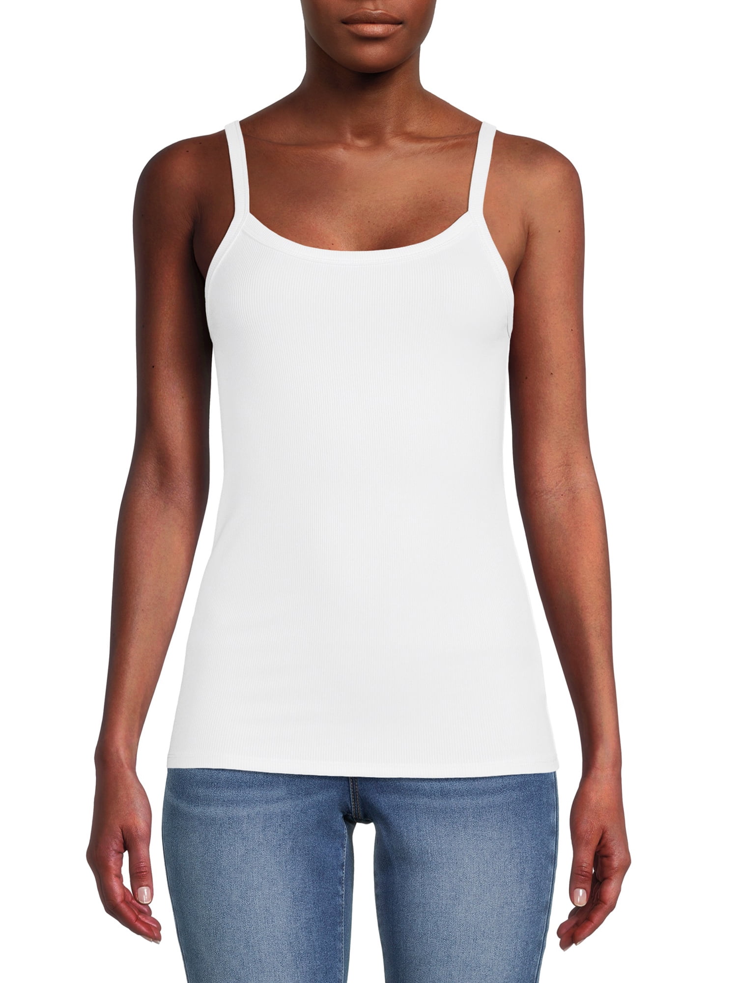 No Boundaries Rib Cami Top, 1 or 5-Pack, Women's - Walmart.com