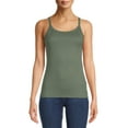 thumbnail image 1 of No Boundaries Ribbed Cami Top, 1 or 5-Pack, Women's, 1 of 5