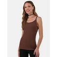 thumbnail image 1 of No Boundaries Ribbed Cami Top, 1 or 5-Pack, Women's, 1 of 5
