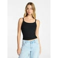 thumbnail image 1 of No Boundaries Ribbed Cami Top, Women's XXS-XXL, 1 of 5