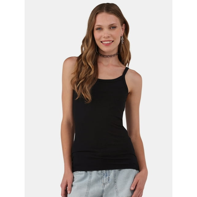 No Boundaries Ribbed Cami Top, Women's