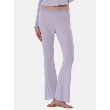 No Boundaries Rib Sleep Pants, Women's and Women's Plus