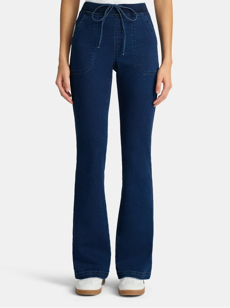 【OJOS】22SS★ Water Fur Bootcut Pants Bootcut Cotton Silk Stretch Double-Face Pants