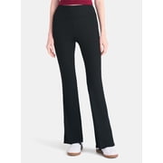 No Boundaries Women's Ribbed Flare Pants