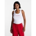 thumbnail image 1 of No Boundaries Ribbed Graphic Game-Day Tank Top, Women's and Women's Plus Sizes XXS-4X, 1 of 5