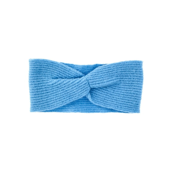 No Boundaries Women's Ribbed Headband, Blue Spark
