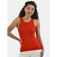 thumbnail image 1 of No Boundaries Ribbed High Neck Tank Top, Women's, 1 of 5