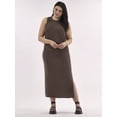 thumbnail image 1 of No Boundaries Ribbed Tank Top and Midi Skirt Set, 2-Piece, Women's Plus, 1 of 4