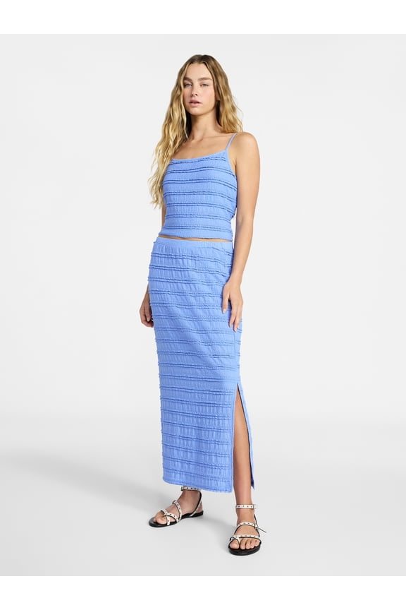 Ruffle Cami and Maxi Skirt Set, 2-Piece, Sizes XS-4X