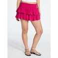 thumbnail image 1 of No Boundaries Ruffle Mini Skort, Women's XXS-XXL, 1 of 5