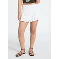 thumbnail image 1 of No Boundaries Ruffle Mini Skort, Women's XXS-XXL, 1 of 5
