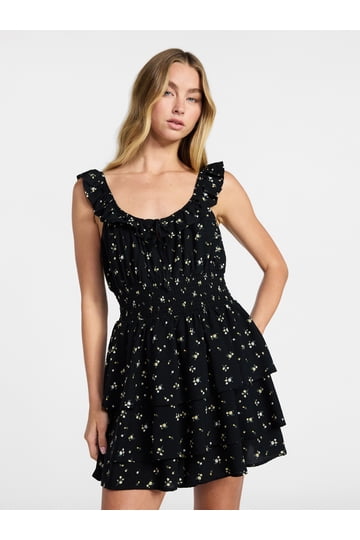 No Boundaries Juniors Dresses & Rompers in Juniors | Black - Walmart.com