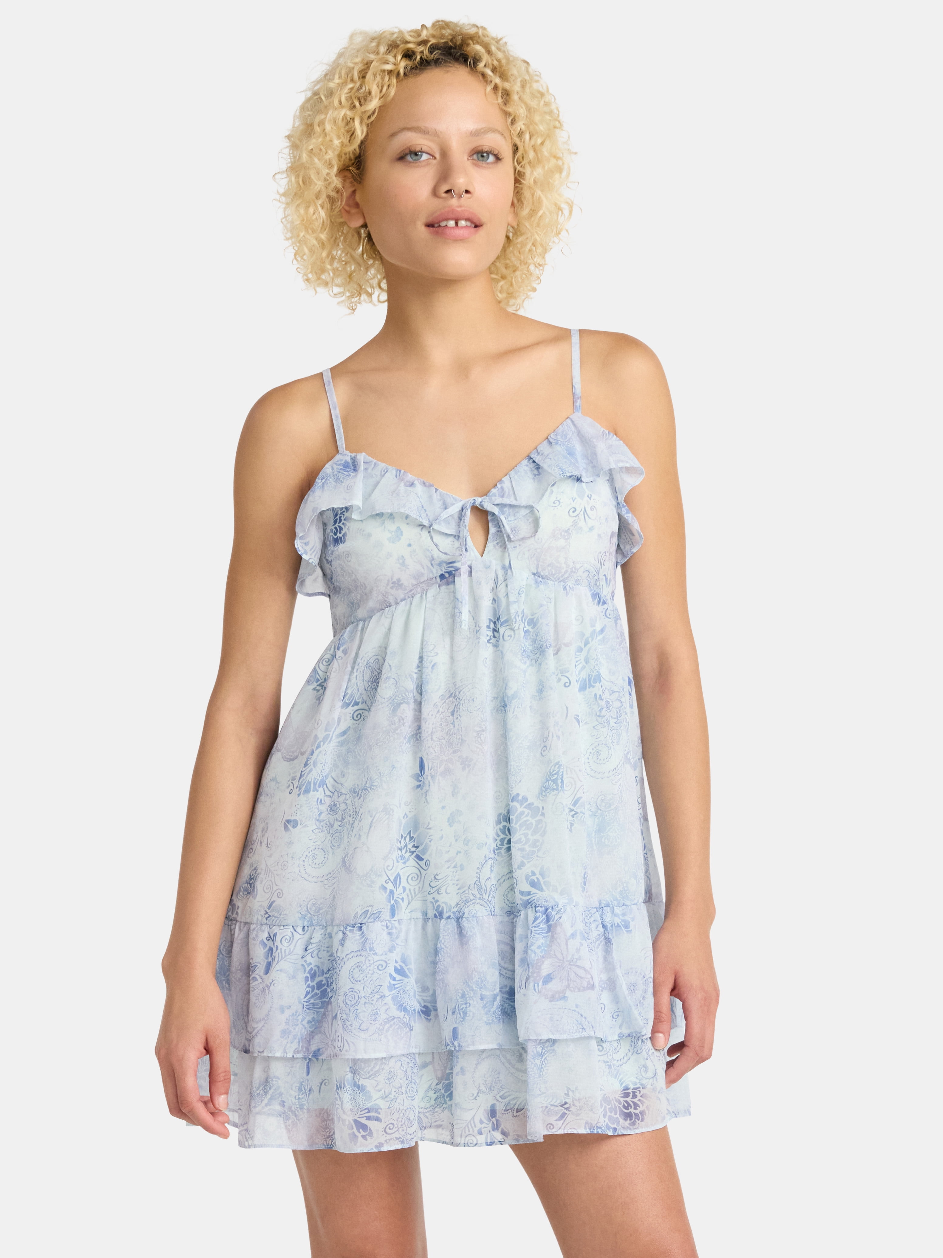 No Boundaries Ruffle Tier Dress – Lightweight & Stylish Women’s