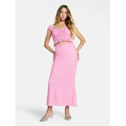 Printed Ruffle Tank and Skirt, 2-Piece Set, Women's Sizes XXS-XXL