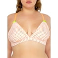 thumbnail image 1 of No Boundaries Ruffle Unlined Bralette, Sizes to XXXL, 1 of 4