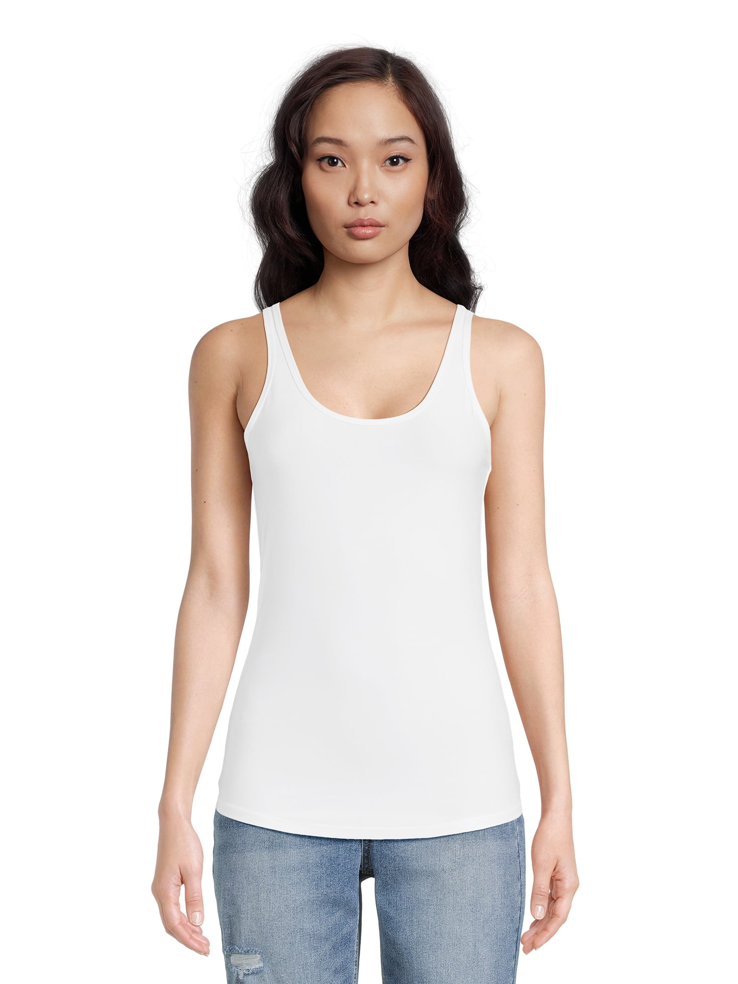 No Boundaries Scoop Neck Tank Top, Women's
