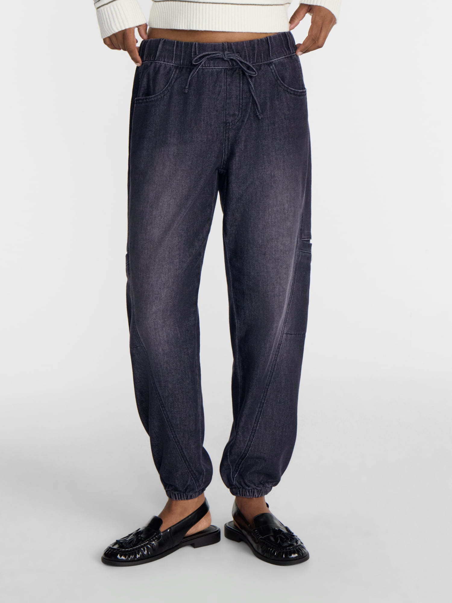 No Boundaries Seamed Joggers, 28'' Inseam, Women's XXS-XXL