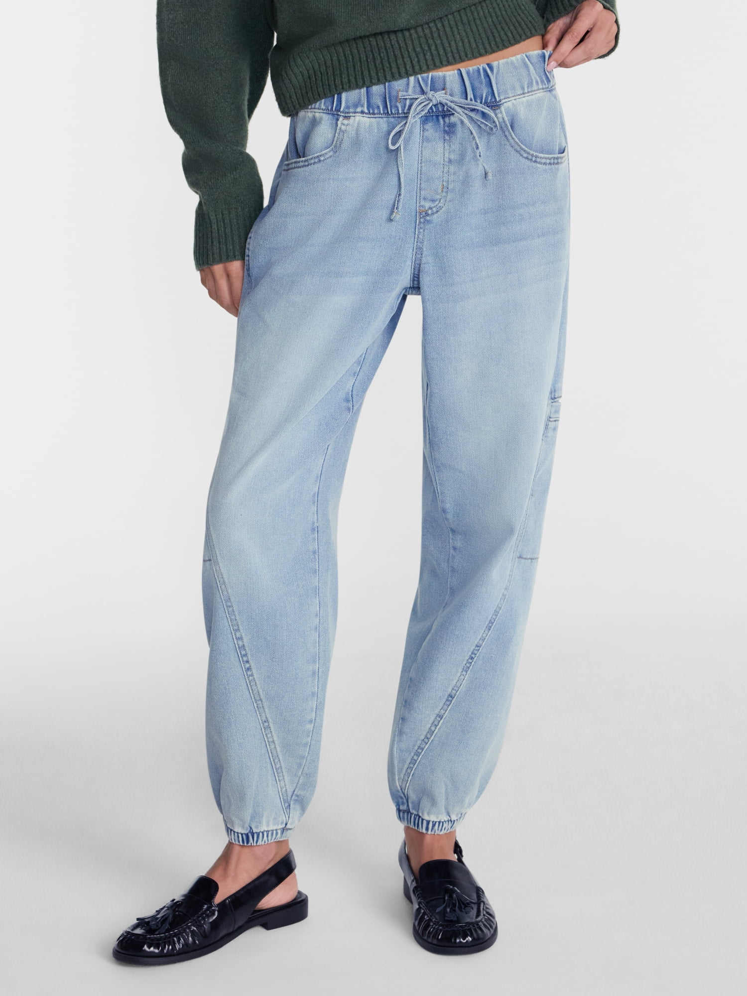 No Boundaries Seamed Joggers, 28'' Inseam, Women's XXS-XXL