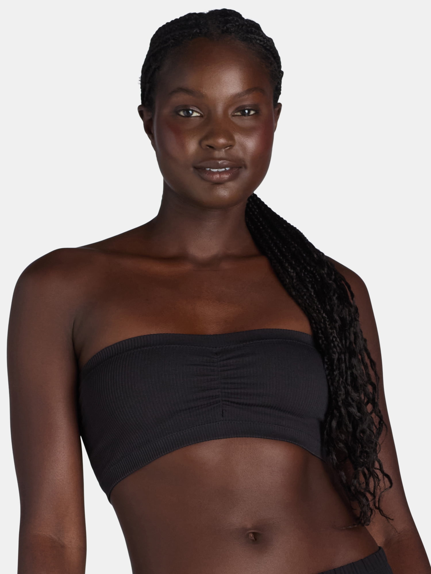 No Boundaries Seamless Bandeau Bra, Women's and Women's Plus, Sizes XS-3XL
