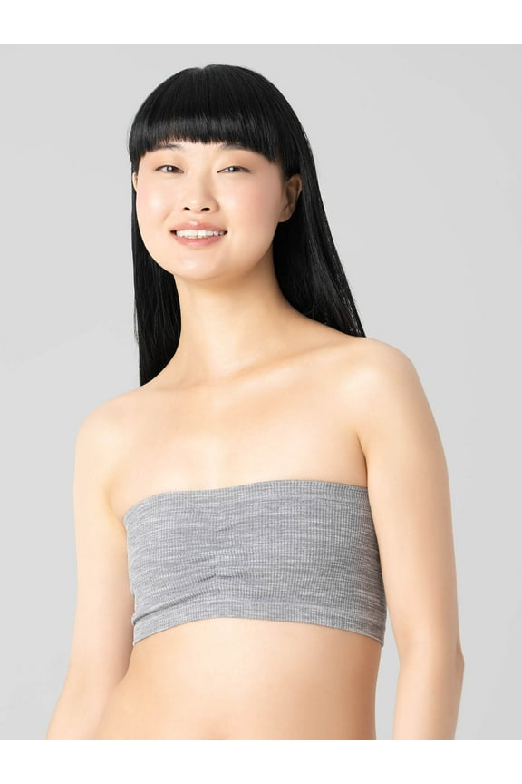 Women's Seamless Bandeau Bra, Sizes XS-XXXL