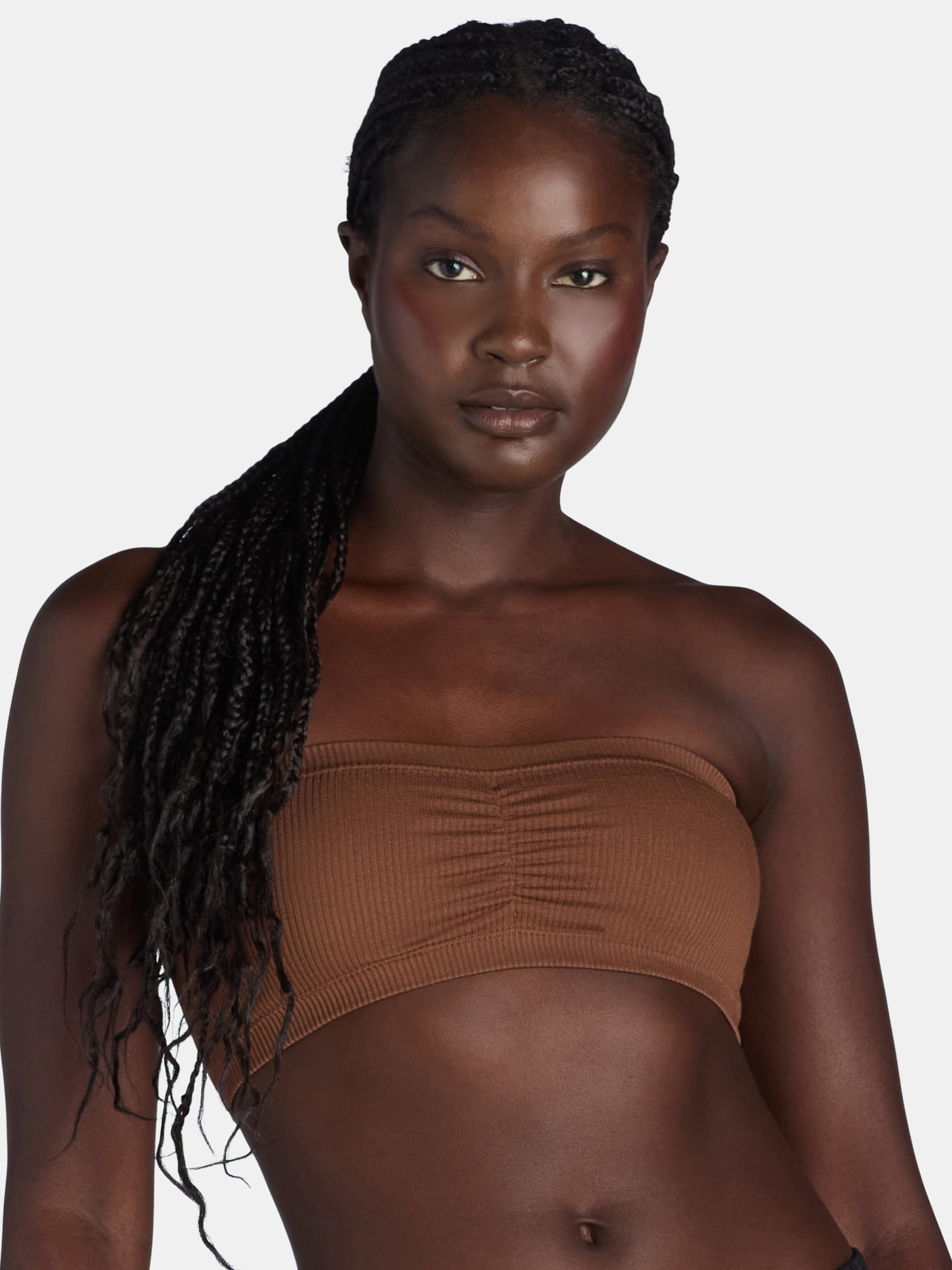 No Boundaries Seamless Bandeau Bra, Women's and Women's Plus, Sizes XS-3XL