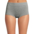 thumbnail image 1 of No Boundaries Seamless Boyshort Panties, Women's and Women's Plus, 1 of 3