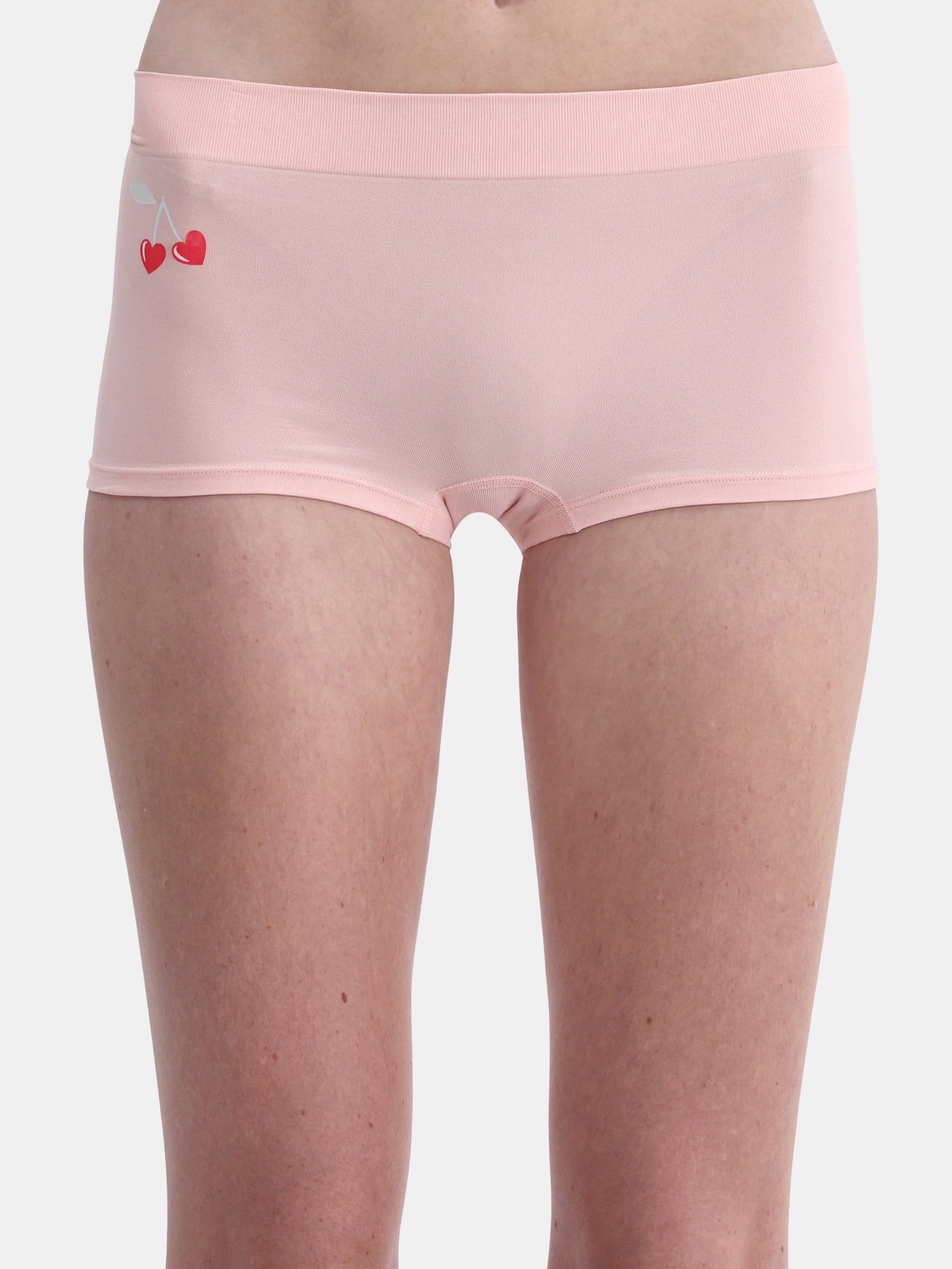 No Boundaries Seamless Boyshort Panties, Women's and Women's Plus