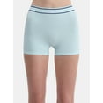 thumbnail image 1 of No Boundaries Seamless High Waist Boyshort Panties, Women’s, 1 of 3