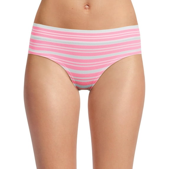 No Boundaries Seamless Hipster Panty, Women's and Women's Plus