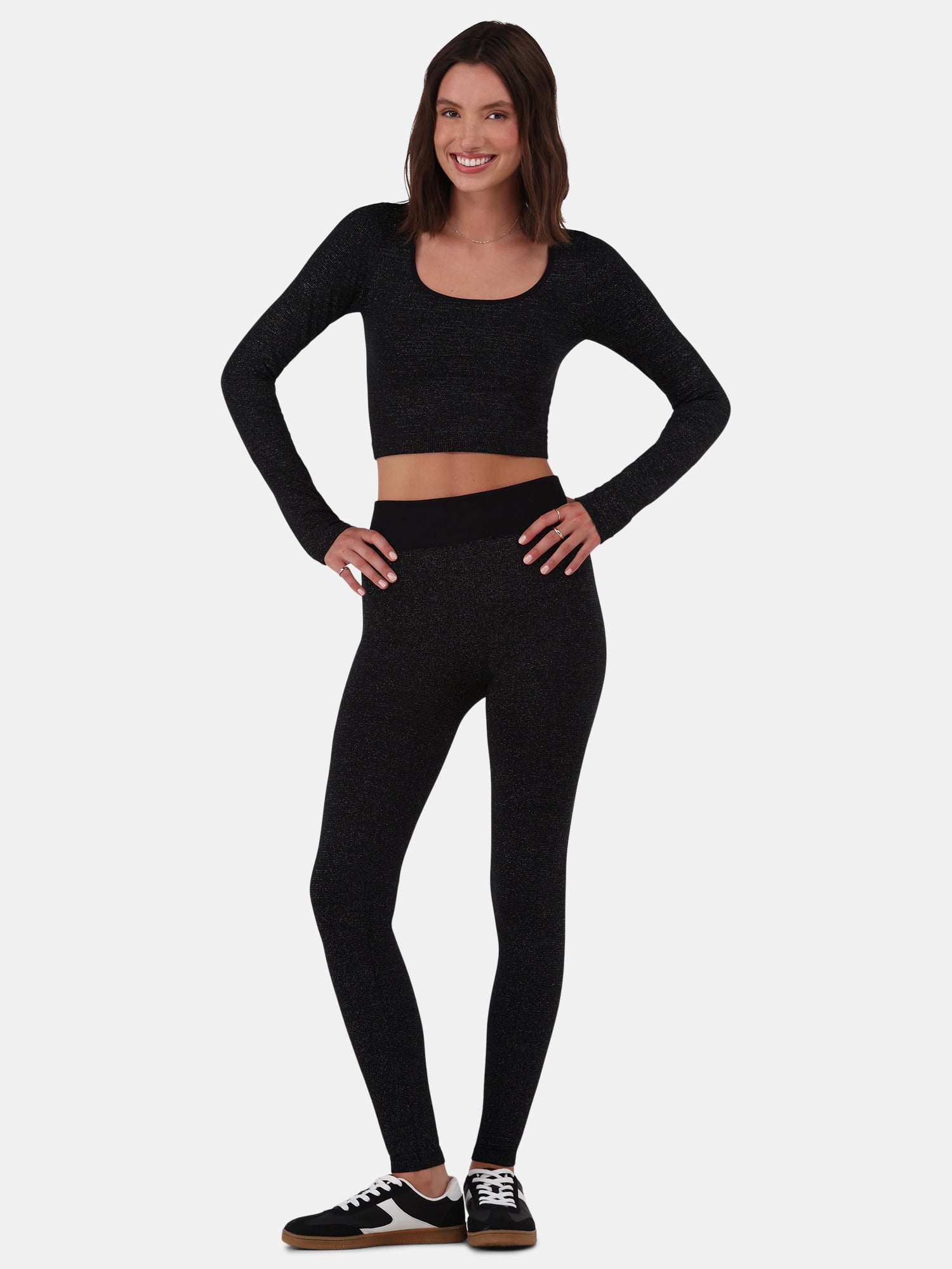 No Boundaries Seamless Metallic Set, Women's