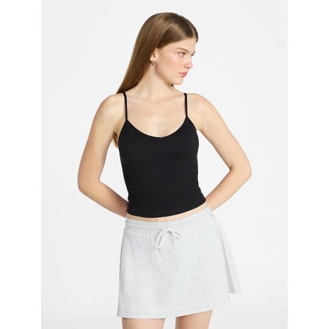 Textured V-Neck Cami Top, Women's XXS-XXL