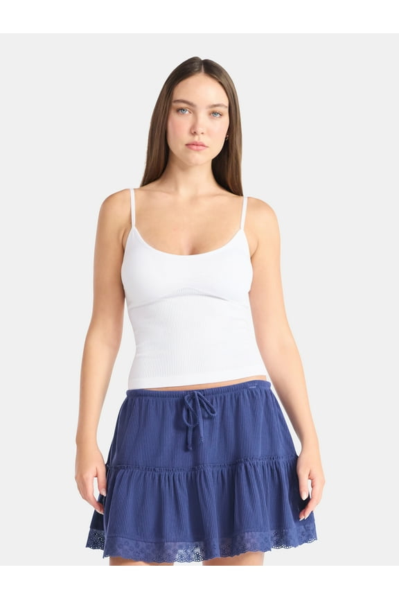 Seamless Mitered Textured Tank Top, Women's