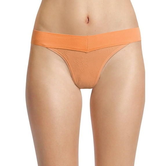 No Boundaries Seamless Ribbed Bikini Panties, Women's and Women's Plus