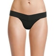 thumbnail image 1 of No Boundaries Seamless Ribbed Bikini Panties, Women's and Women's Plus, 1 of 3