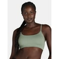 thumbnail image 1 of No Boundaries Women's Seamless Ribbed Cami Bralette, Sizes XS-XXXL, 1 of 10