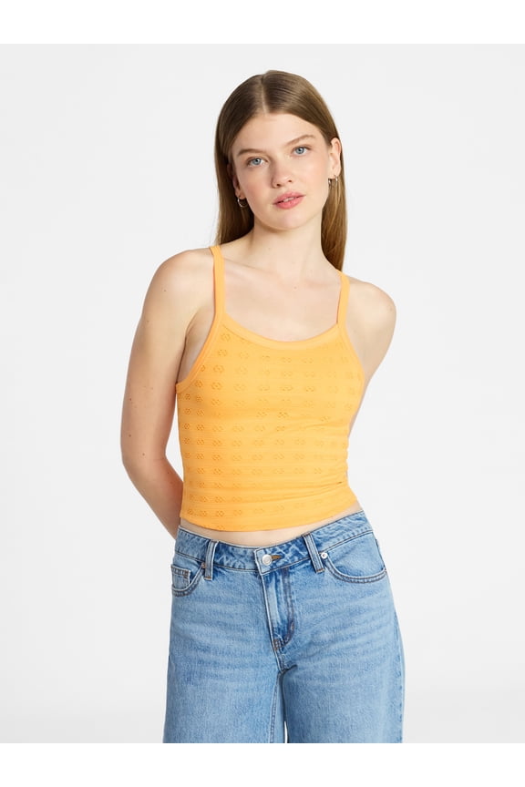 Cropped Seamless Tank Top, Women's XXS-XXL