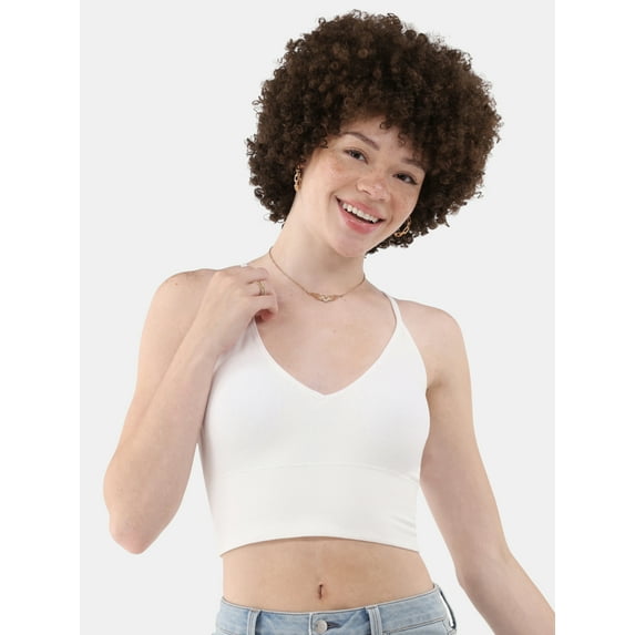 No Boundaries Seamless Tank Top, Women's and Women's Plus