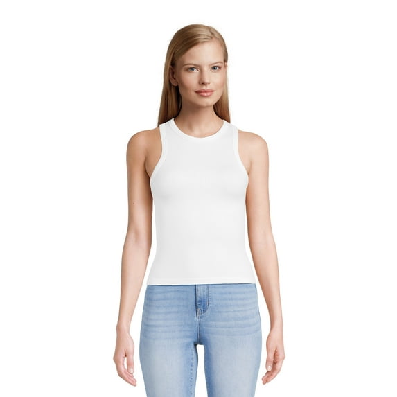 No Boundaries Seamless Tank Top, Women's and Women's Plus