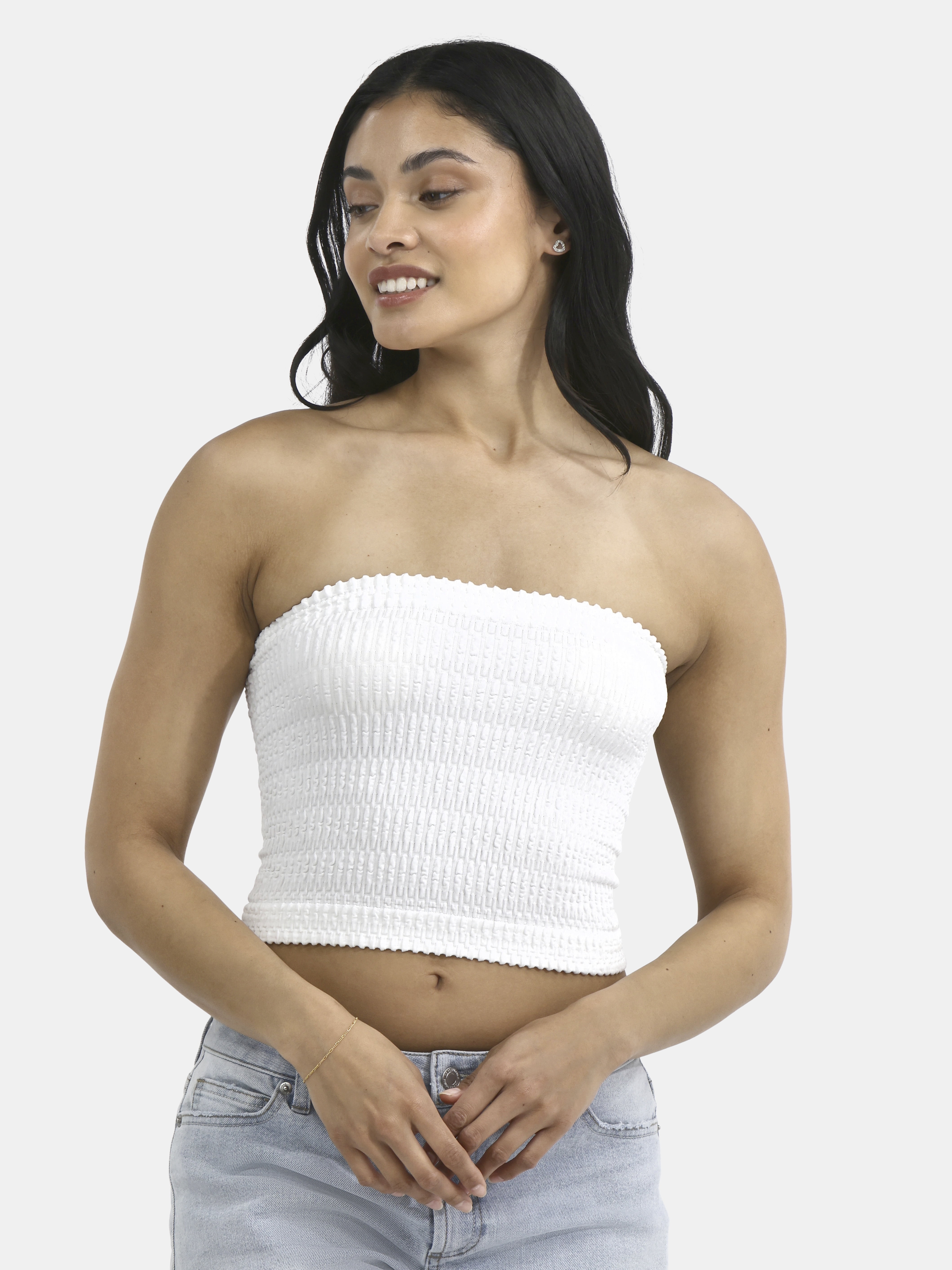 6(ROKU)◆FRILL NO SLEEVE TOP Sleeveless Bubble Top in Chiffon | Madewell