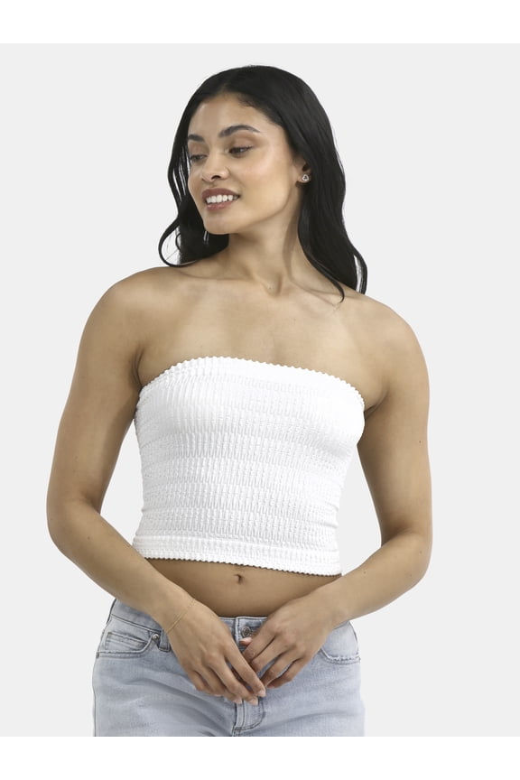 Seamless Textured Tube Top, Women's