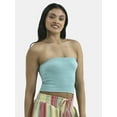 thumbnail image 1 of No Boundaries Seamless Textured Tube Top, Women's, 1 of 5
